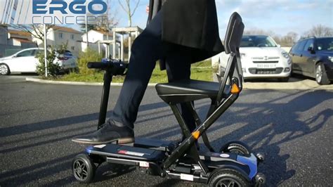 Scooter Lectrique Pliable Automatiquement Ergo Sl Youtube