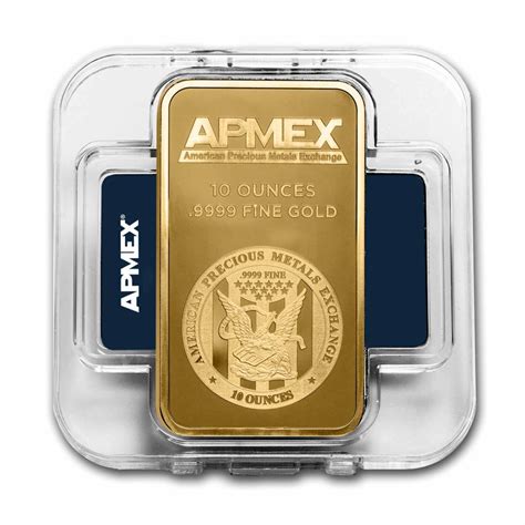 Buy 10 oz Gold Bar - APMEX (TEP) | APMEX