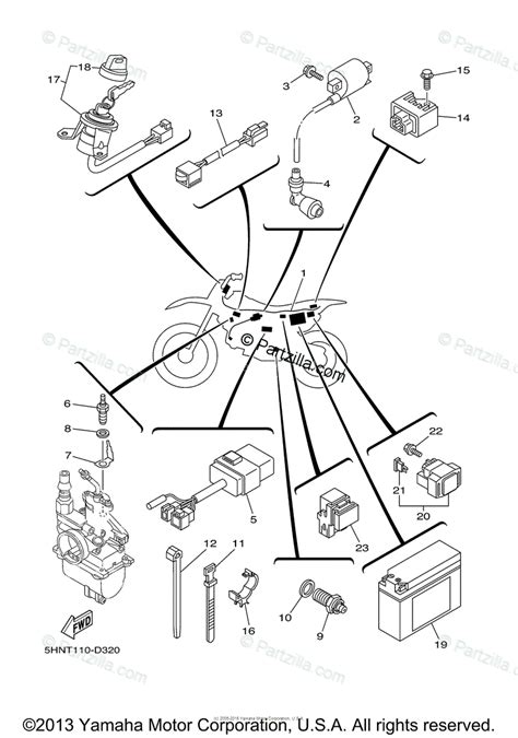 Yamaha Motorcycle 2006 Oem Parts Diagram For Electrical 1