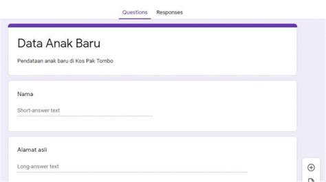 Cara Membuat Formulir Online Dengan Google Form