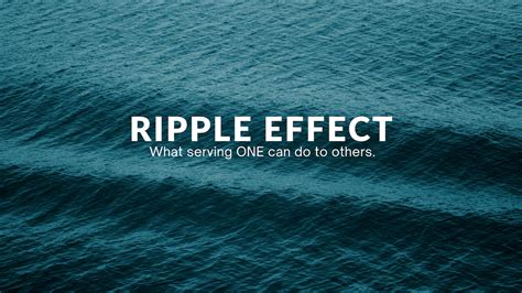 Series Ripple Effect | Crossroads Grace Community Church — Manteca ...