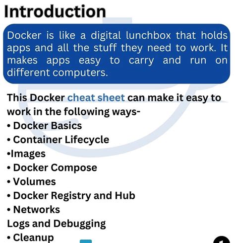 Md Rifatul Islam Chy On Linkedin Docker Cheet Sheet This Docker Cheet
