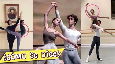 Los NOMBRES de PASOS del BALLET solo son en FRANCÉS En el