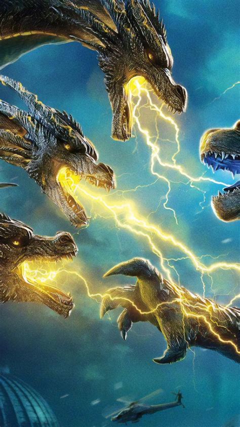 Godzilla Vs King Ghidorah Godzilla King Of The Monsters 4k Hd Wallpaper Rare Gallery