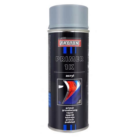 Troton Podkład Akrylowy 1K Szary Spray 400ml Carpaint pl