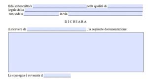 Fac Simile Verbale Consegna Documenti A Mano Word E PDF