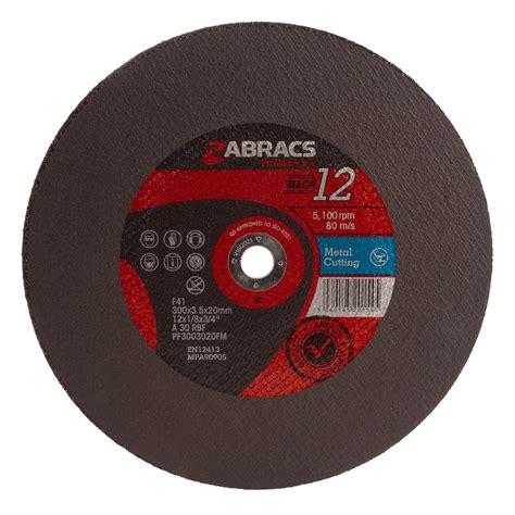 Abracs Pf3003020fm Metal Cutting Discs 300mm Toolstop