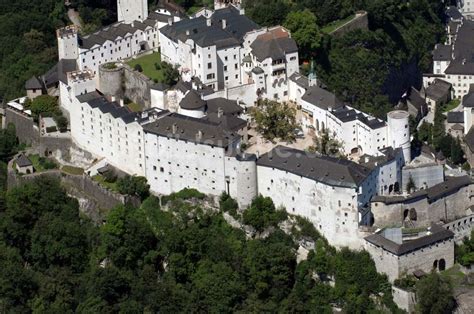 Salzburg Von Oben Festung Hohensalzburg Salzburg