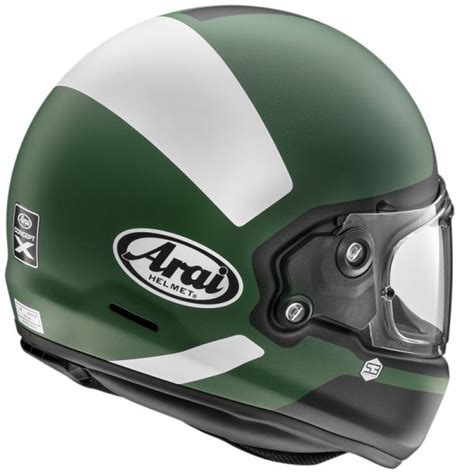 Casco Moto Arai Concept XE Backer Green White In Stock ICasque It