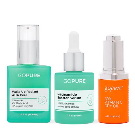 Brightening Skin Set Gopure Beauty Skin Care Routine Skin Care