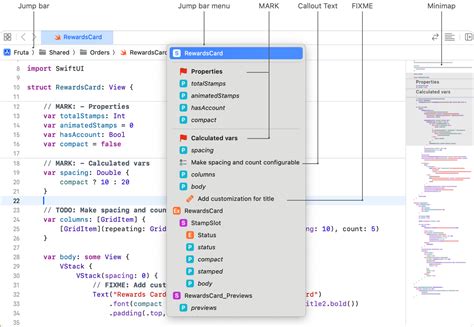 Editing Source Files In Xcode Apple Developer Documentation