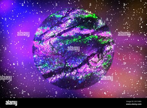 fictional planets in Space!!! in Gemany Lower Bavaria Stock Photo - Alamy