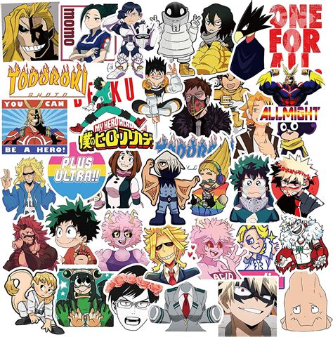 My Hero Academia Sticker Pack Of Stickers Anime My Hero Academia