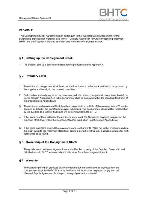 Free Printable Consignment Agreement Templates Word Pdf