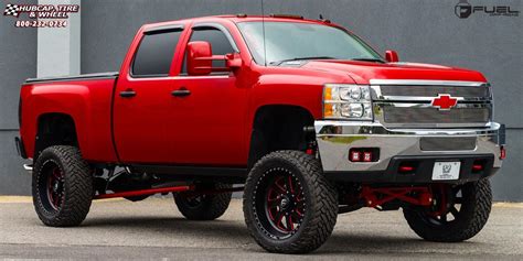 Chevrolet Silverado 1500 Fuel Forged FF02 Wheels Matte Black Milled