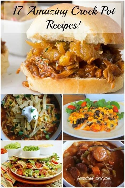 Simplify Dinner With 17 Amazing Crock Pot Recipes Homestead Acres