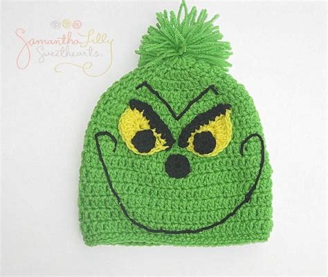 Grinch Hat Craftsy Crochet Christmas Hats Crochet Baby Hats