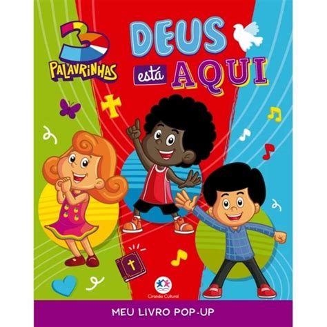 Meu Livro Pop Up Palavrinhas Deus Est Aqui