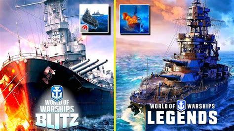 World Of Warships Blitz VS World Of Warships Legends Mobile Part 2