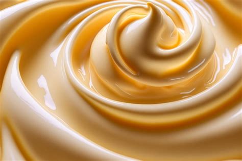 Premium Photo Natural Skin Cream Swirl