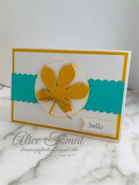 Stampin Up Love Of Leaves Bundle Simple And Cheerful Card