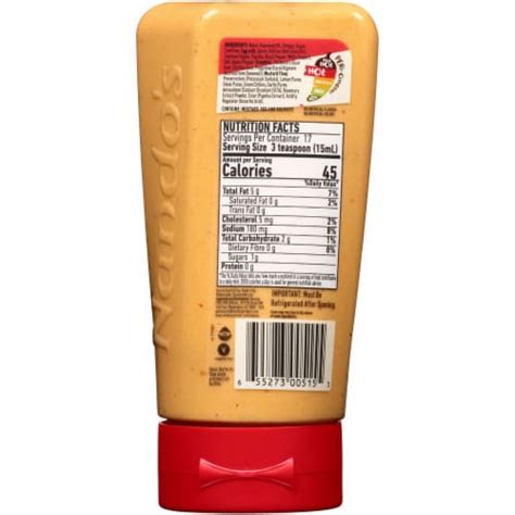 Nando S Perinaise Tangy Fiery Squeeze Hot Fl Oz Fred Meyer