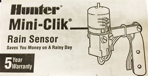 Mini Clik Rain Sensors Saves Water And Prevents Your Sprinklers From