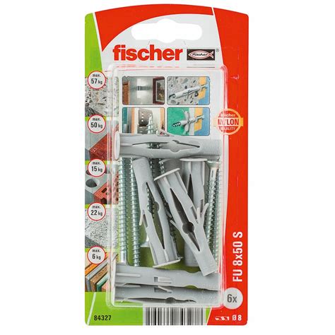 Fischer Tampon Universel Fu X Avec Vis Cheville Universelle