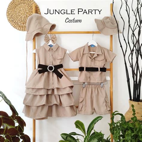 Jungle Party Costume Boys Suitszoo Keeper Costumeskids And Adult