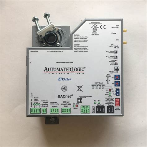 Automated Logic Zn341v Bacnet Vav Controller Value Control Value