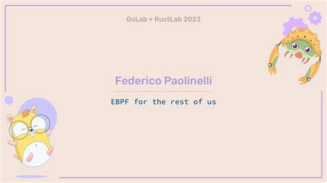 Ebpf For The Rest Of Us Federico Paolinelli Youtube