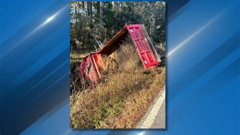 Dump Truck Rolls Over On River Road Near Brownswood Road Stjfd