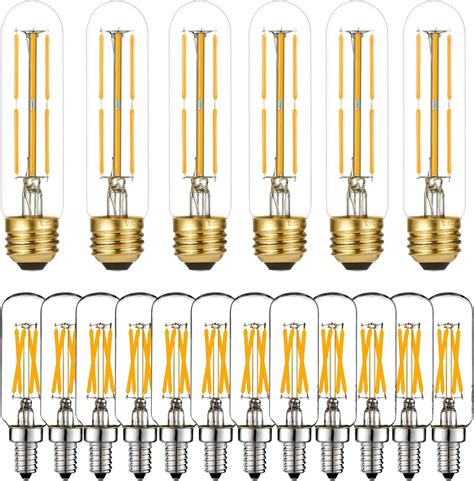 Litehistory Bundle Of Dimmable E Edison Bulb Ac V W W Tubular