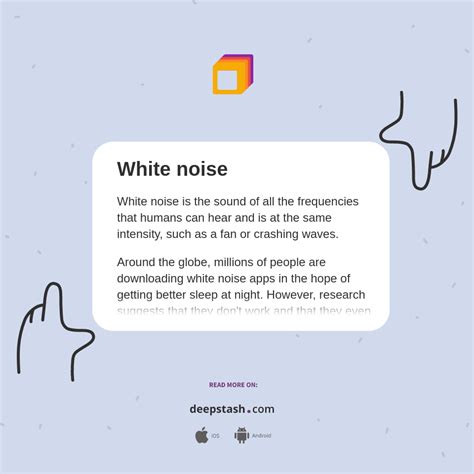 White noise - Deepstash