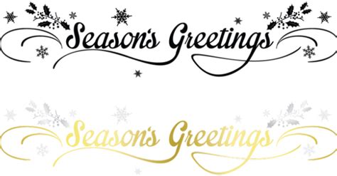 Seasons Greetings Png Images Transparent Free Download