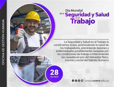 Día Mundial De La Seguridad Y Salud En El Trabajo Unidad Central Del