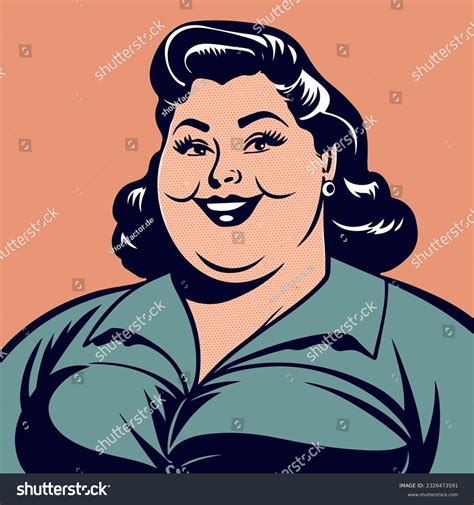 Plussize Woman Strong Over 1 Royalty Free Licensable Stock Vectors