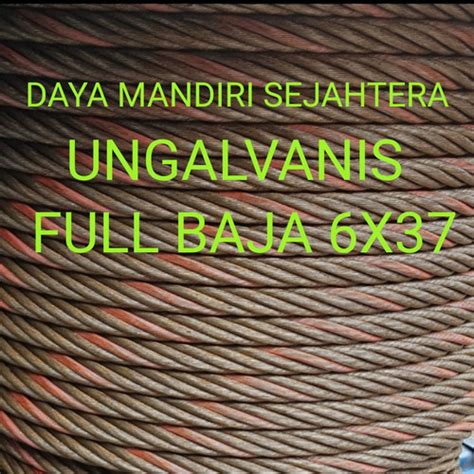 Jual Kawat Seling Sling Baja Kawat Baja Wire Rope M Mm