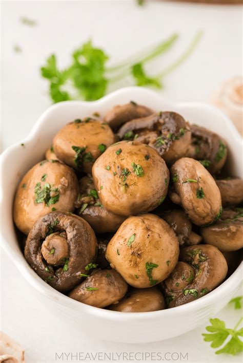 Sauteed Mushrooms With Garlic My Heavenly Recipes