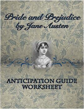 Pride And Prejudice Worksheet Anticipation Guide By Ink And Think