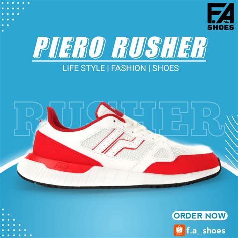 Jual Sepatu Sneakers Keren Pria Wanita Kekinian Piero Rusher Original