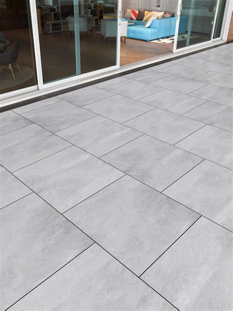 Plato Grey Virtue Vitrified Porcelain Paving Slabs 600x600 Pack