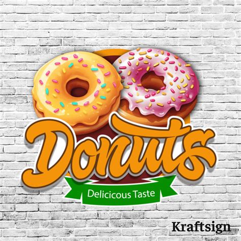 Craftnamesign Donut Metal Print, Donut Shop Decor, Bakery Wall Art Metal, Donut Store Sign ...