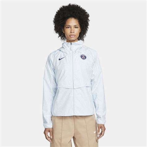 Nike Paris Saint Germain Awf Full Zip Soccer Jacket Aura White