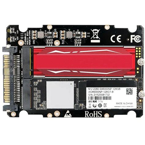 2 In1 M 2 NVMe SATA Bus NGFF SSD Zu PCI E U 2 SFF 8639 Adapter PCIe M2