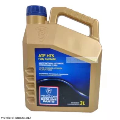 PROTON AUTO TRANSMISSION FLUID ATF HTS FULLY SYNTHETIC 3L 4AT PROTON