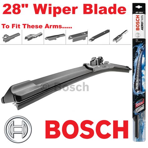 Bosch 28 Inch Flat AeroTwin Plus Wiper Blade Multi Clip AP28U Aero