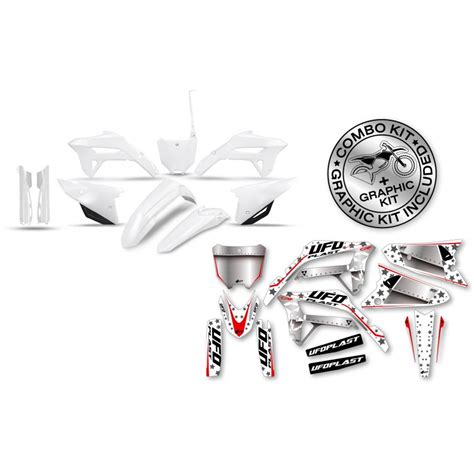 Kit De Plasticos Adhesivos Ufo Stardust Honda Crf 250 R 2022 2023