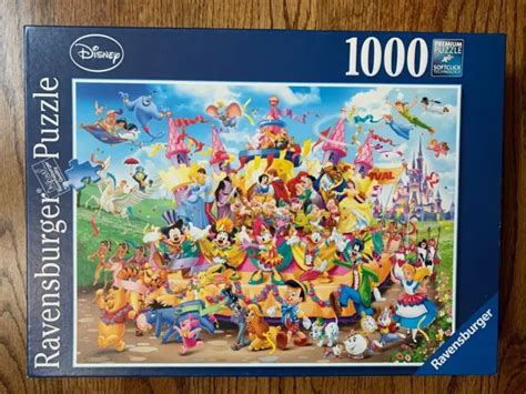 Ravensburger Disney’s World Map Complete Jigsaw Puzzle 1000 Piece 20x27 Fun £15 26