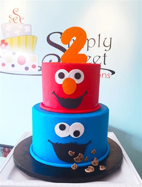 Sesame Street Fondant Cake